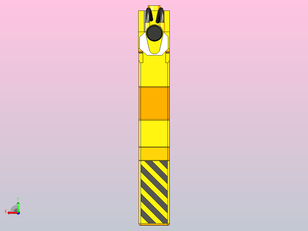 机械手（液压伸缩） (2)后视图