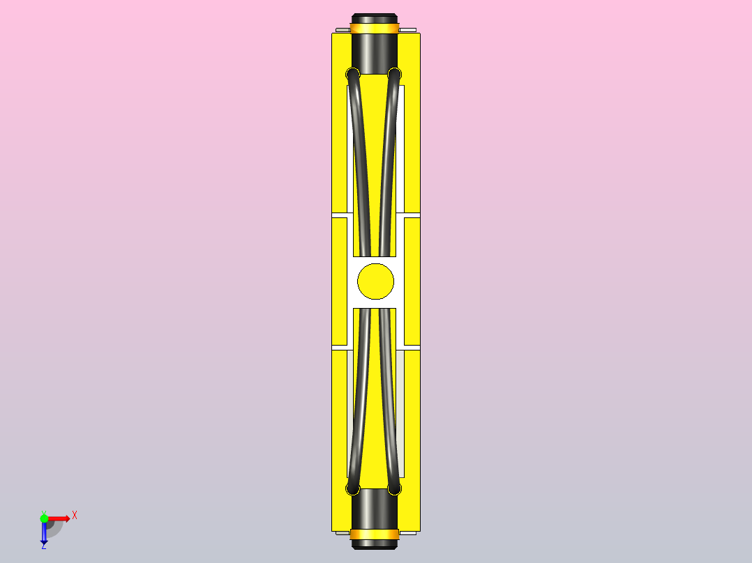 机械手（液压伸缩） (2)俯视图