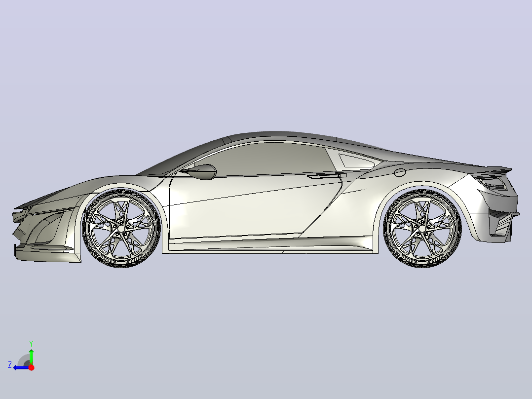 本田Acura NSX 2012复制品11右视图