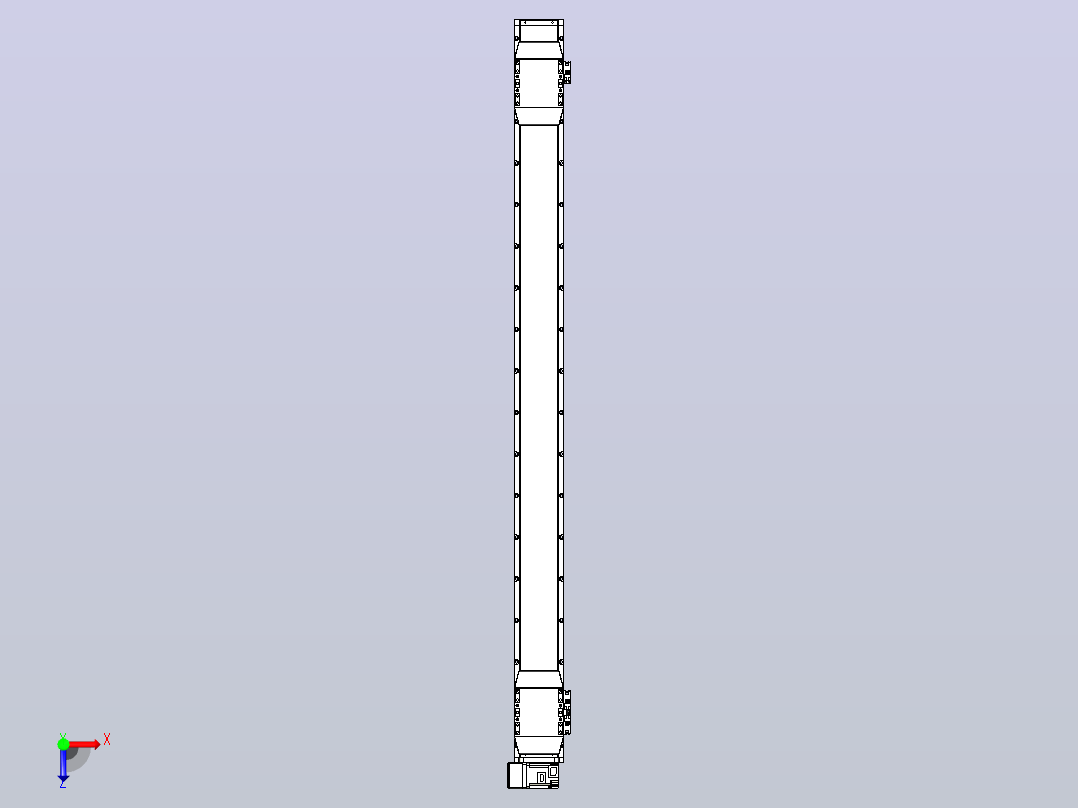 皮带直线轴双滑块型TPA-GCBS-120-P70-L650-LU-M20-N3俯视图