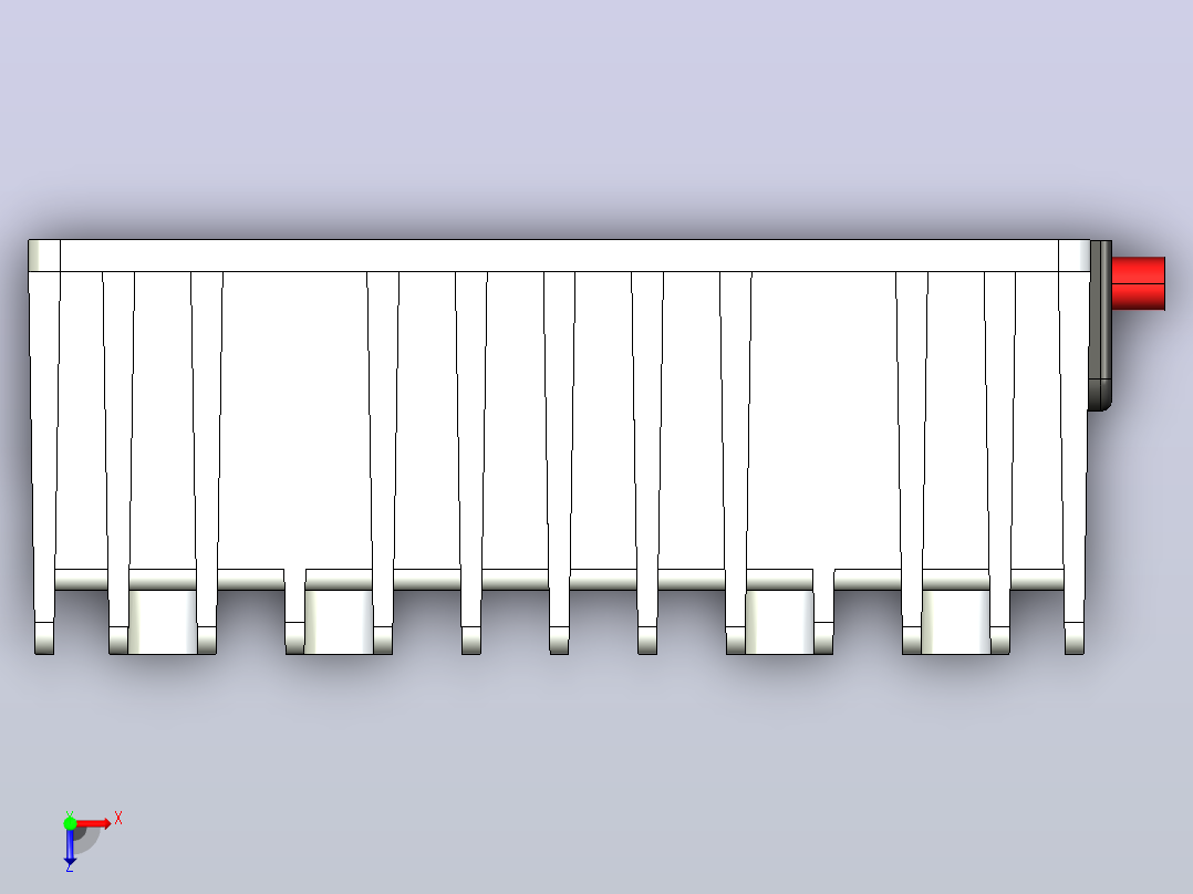 用于StarLink的12V_24V至48V 10A 480W DC升压转换器电压调节器俯视图