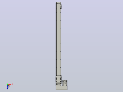 滚珠丝杠直线轴内置导轨TPA-GCR-65-1610C-L900-ML-M40-N3俯视缩略图