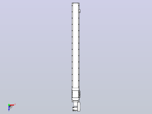 机器人皮带驱动直线轴TPA-GCB-120-P70-L1300-QR-M20-N3俯视缩略图