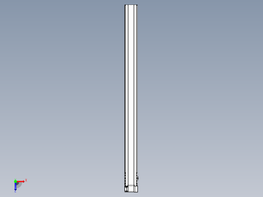 皮带直线轴半封闭可选导轨TPA-HNB-175D-140-L2200-RP-Y-P75-N3俯视缩略图