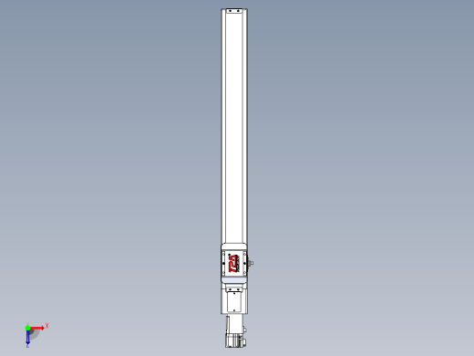 滚珠丝杠直线轴带导轨全封闭TPA-HCR-65S-1610C-L550-M-Y-P10-N3俯视缩略图