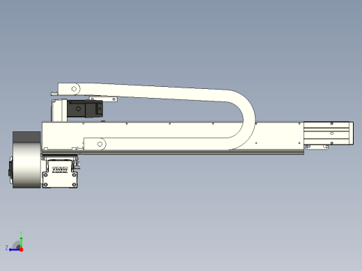 XYGT320-A2-1100-500-M-C-0001负载5-8KG XY丝杆模组 内嵌式 XYGT320-A2 替换东佑达TOYO直线滑台模组右视缩略图
