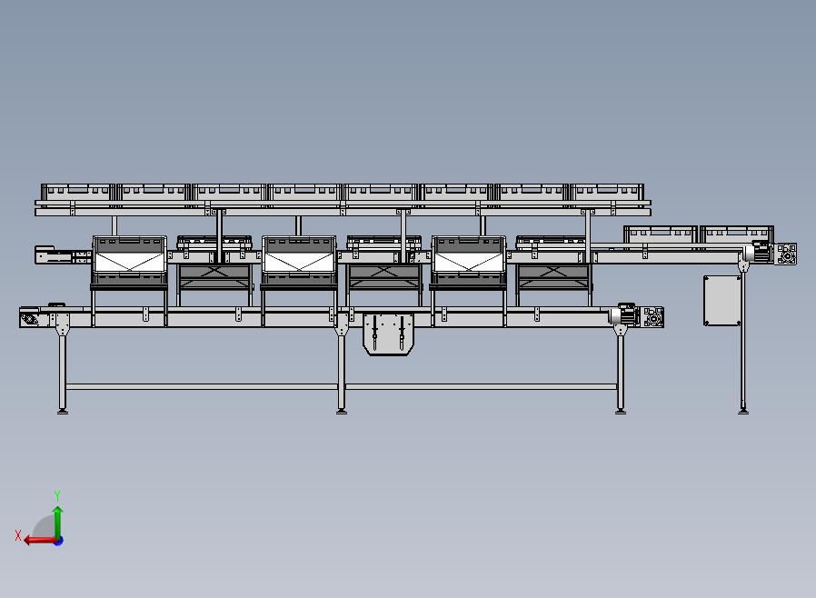 苹果筛选和装箱生产线sw17后视图