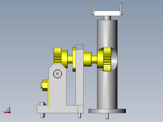 使用齿条与齿轮的升降机构后视缩略图
