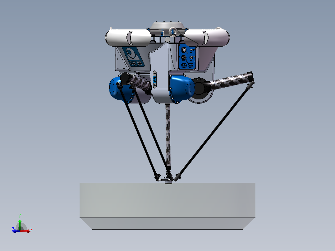 并联机器人Delta蜘蛛手机械人3D模型