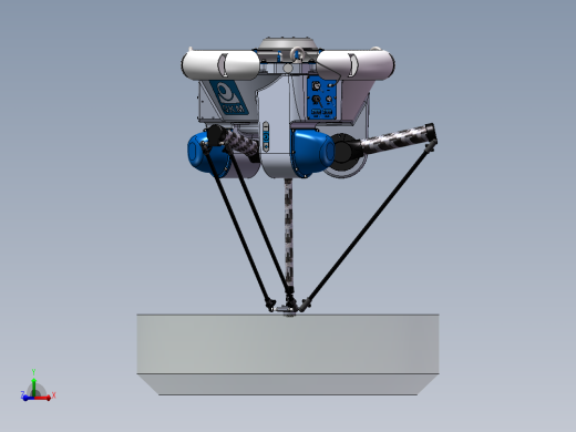 并联机器人Delta蜘蛛手机械人3D模型