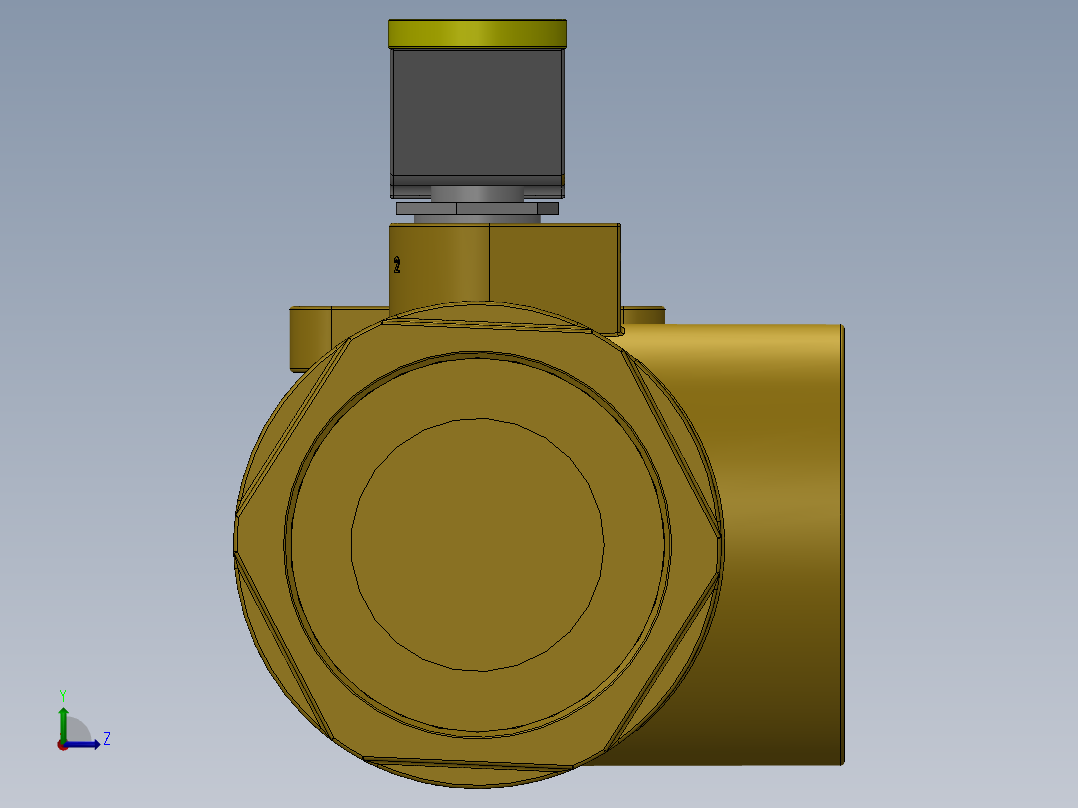 手动三通球阀大全左视图
