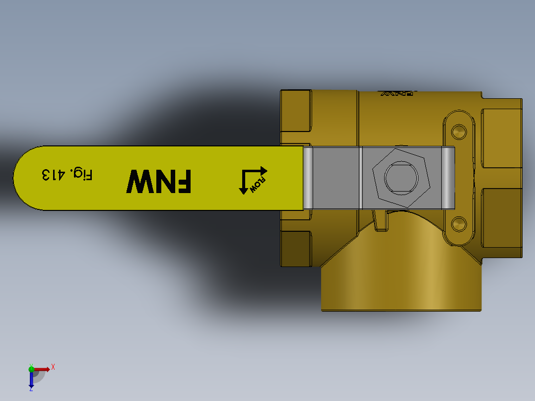 手动三通球阀大全俯视图