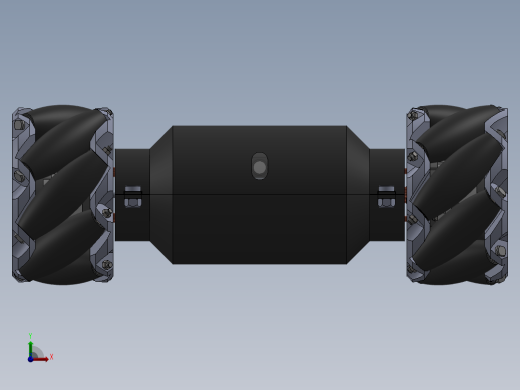 麦克纳姆轮传动轴前视缩略图