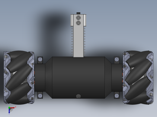 麦克纳姆轮传动轴俯视缩略图