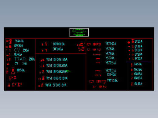 各种阀门的外形图（非常全面）