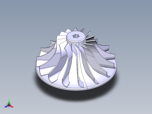 turbine涡轮机叶片模型