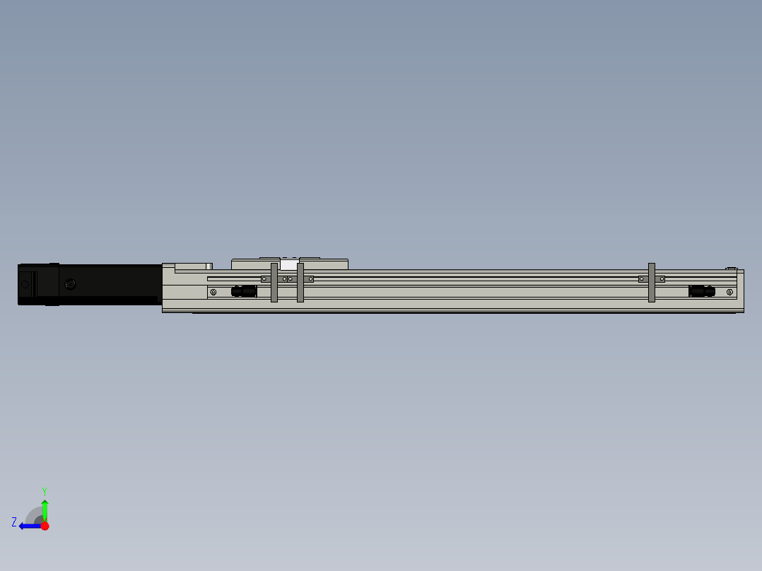 Toyo东佑达直线模组-ECH6-350-BC+煞車-M5右视图