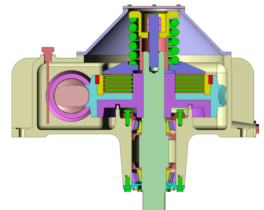 带安全离合器蜗轮箱模型3D图纸 IGS格式缩略图