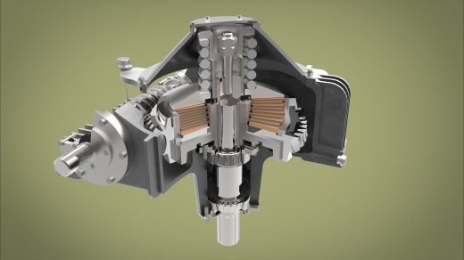 带安全离合器蜗轮箱模型3D图纸 IGS格式缩略图