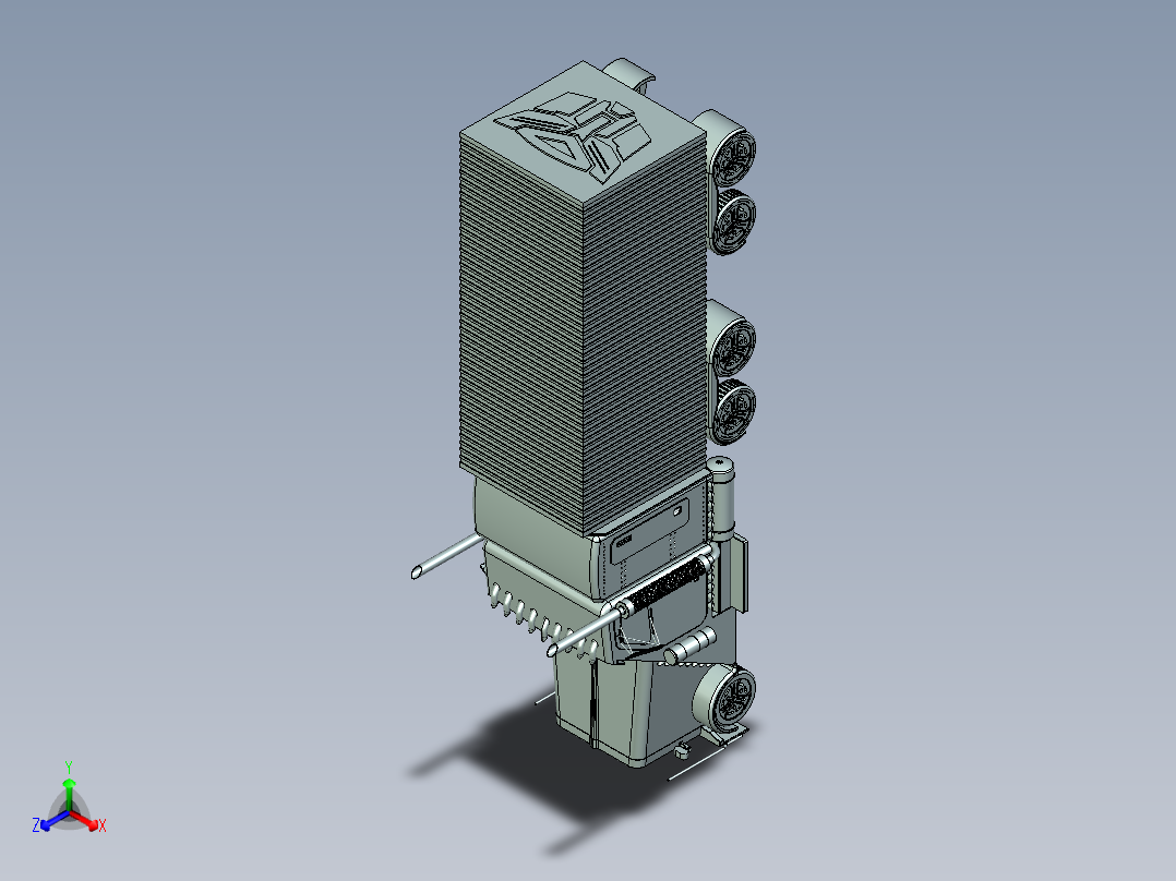 简易卡车模型3D图纸 STP格式