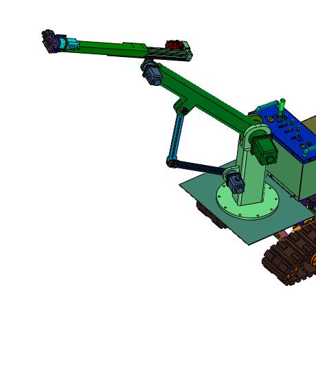 驾驶式操作臂采摘机器燃油小车