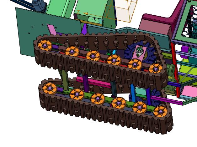 驾驶式操作臂采摘机器燃油小车