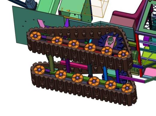 驾驶式操作臂采摘机器燃油小车缩略图