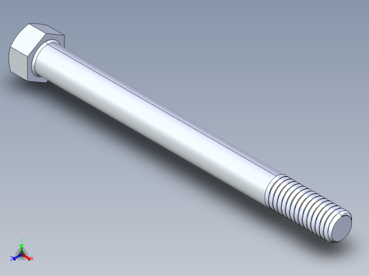 UNC 六角螺栓-Hex Bolt 0.4375-14 x 5