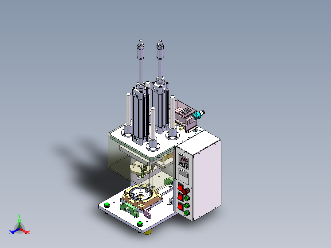 半自动铆压热熔接机
