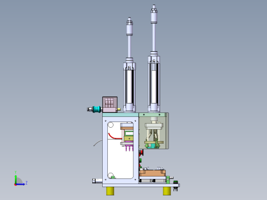 半自动铆压热熔接机左视缩略图
