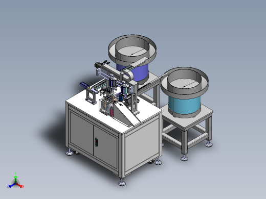 弹性薄板自动焊接机正等轴测缩略图
