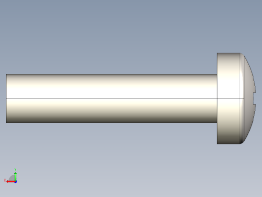 螺丝 M3 十字盘头-M3 x 13 Screw head.STEP后视缩略图