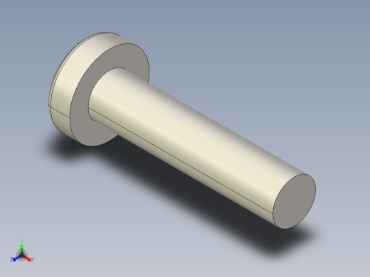 螺丝 M3 十字盘头-M3 x 13 Screw head.STEP正等轴测缩略图