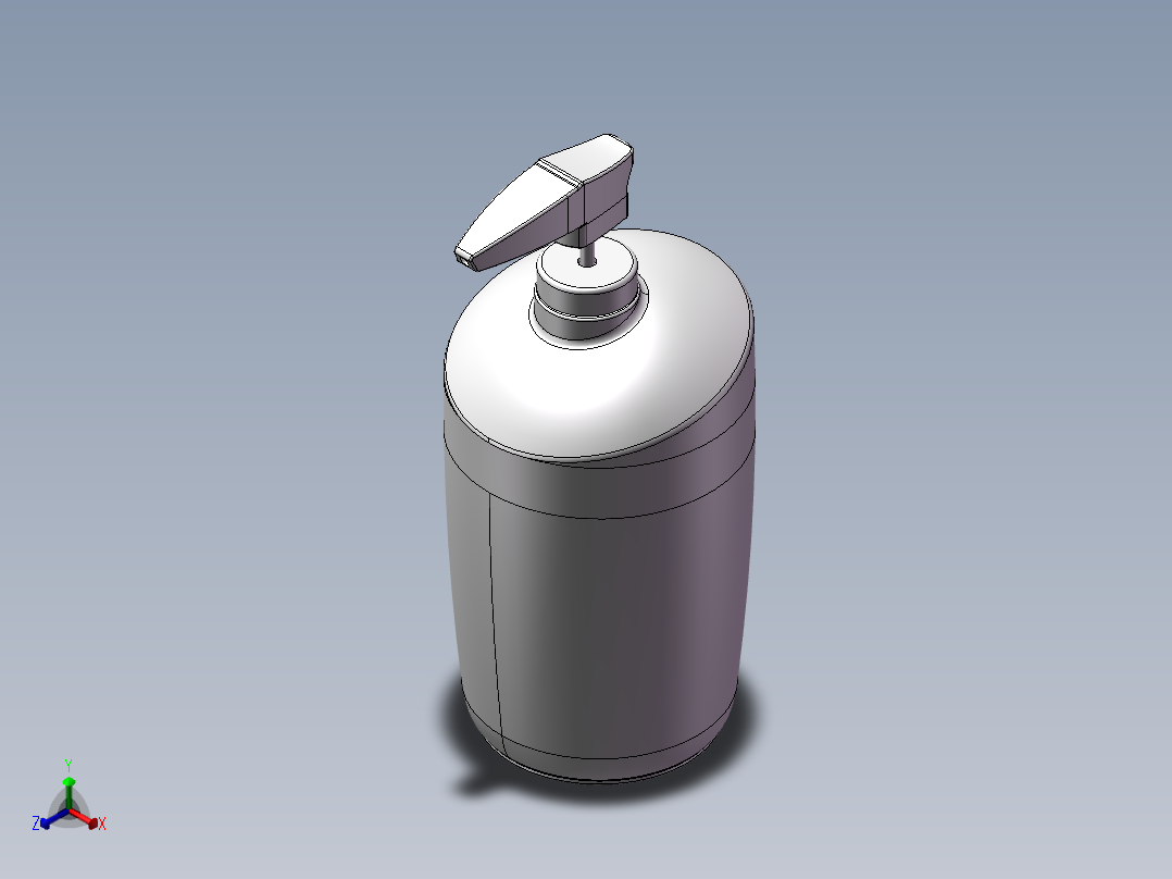 肥皂器正等轴测图