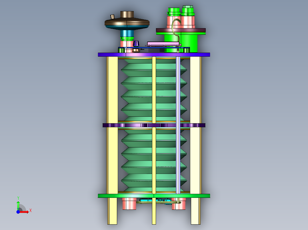 便携一体简易呼吸机前视图