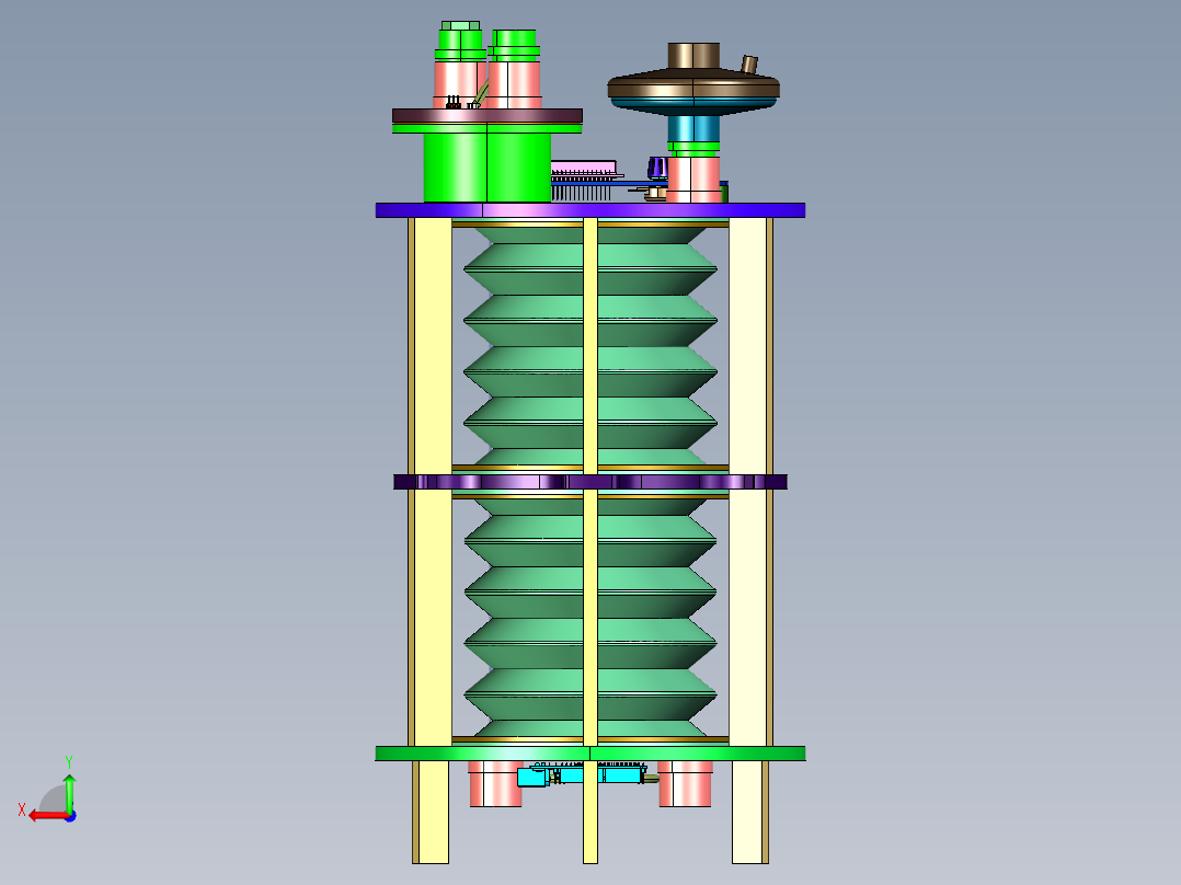 便携一体简易呼吸机后视图