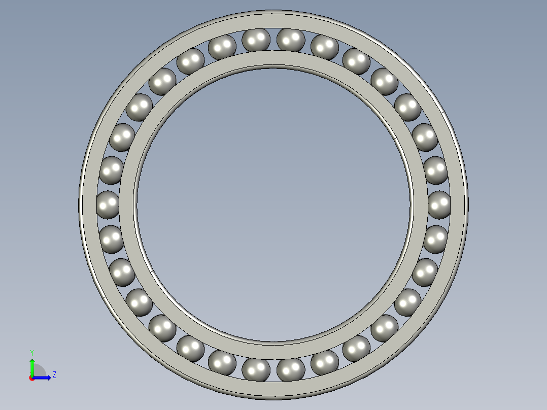 深沟球轴承61914左视图