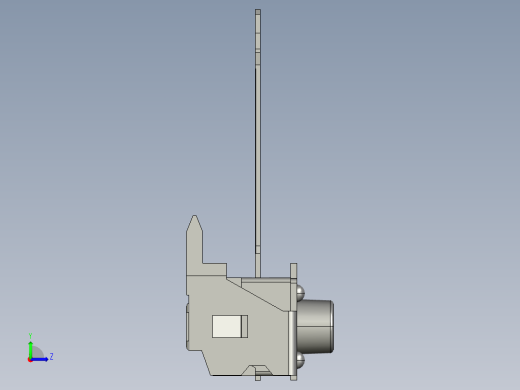 15N型侧面操纵4R轻触开关左视缩略图