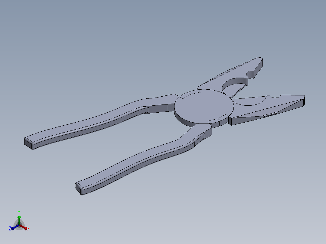 钳子 (15)正等轴测图