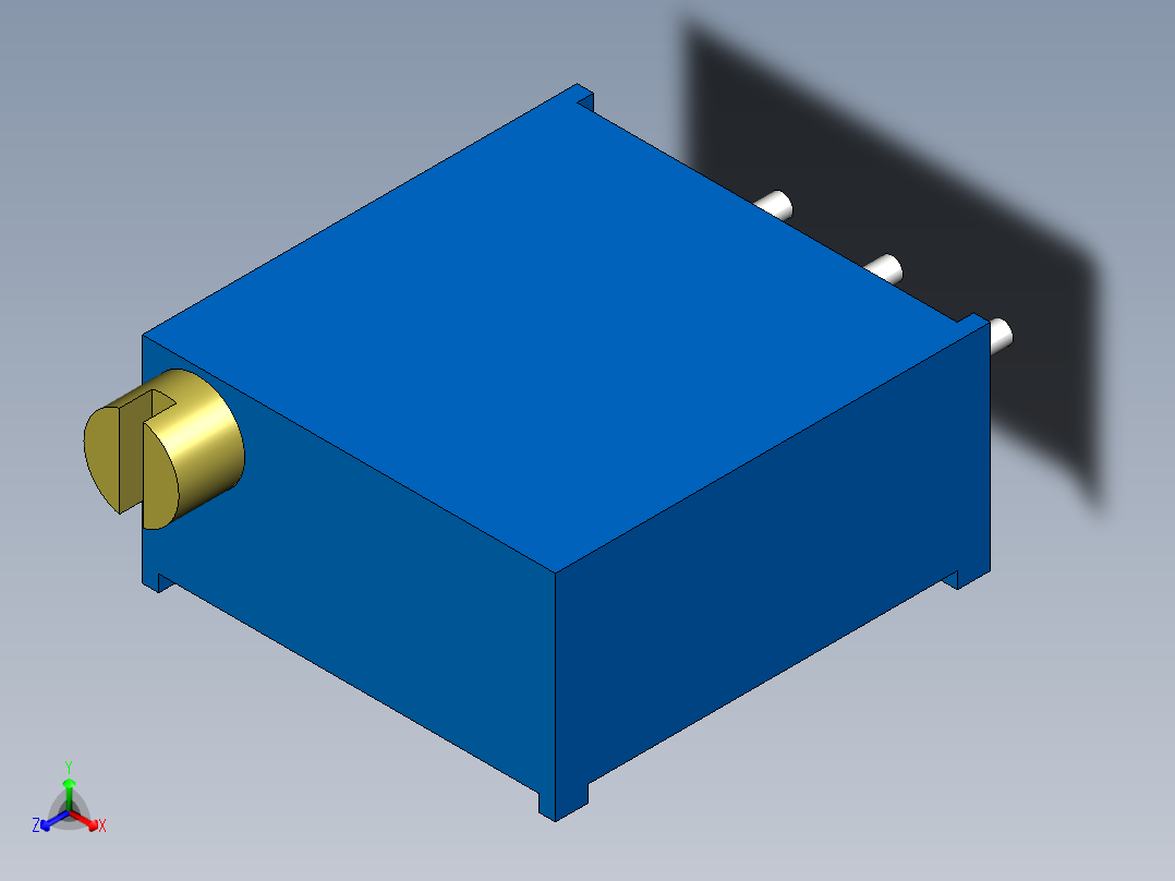 无源元件封装-3296W主视图