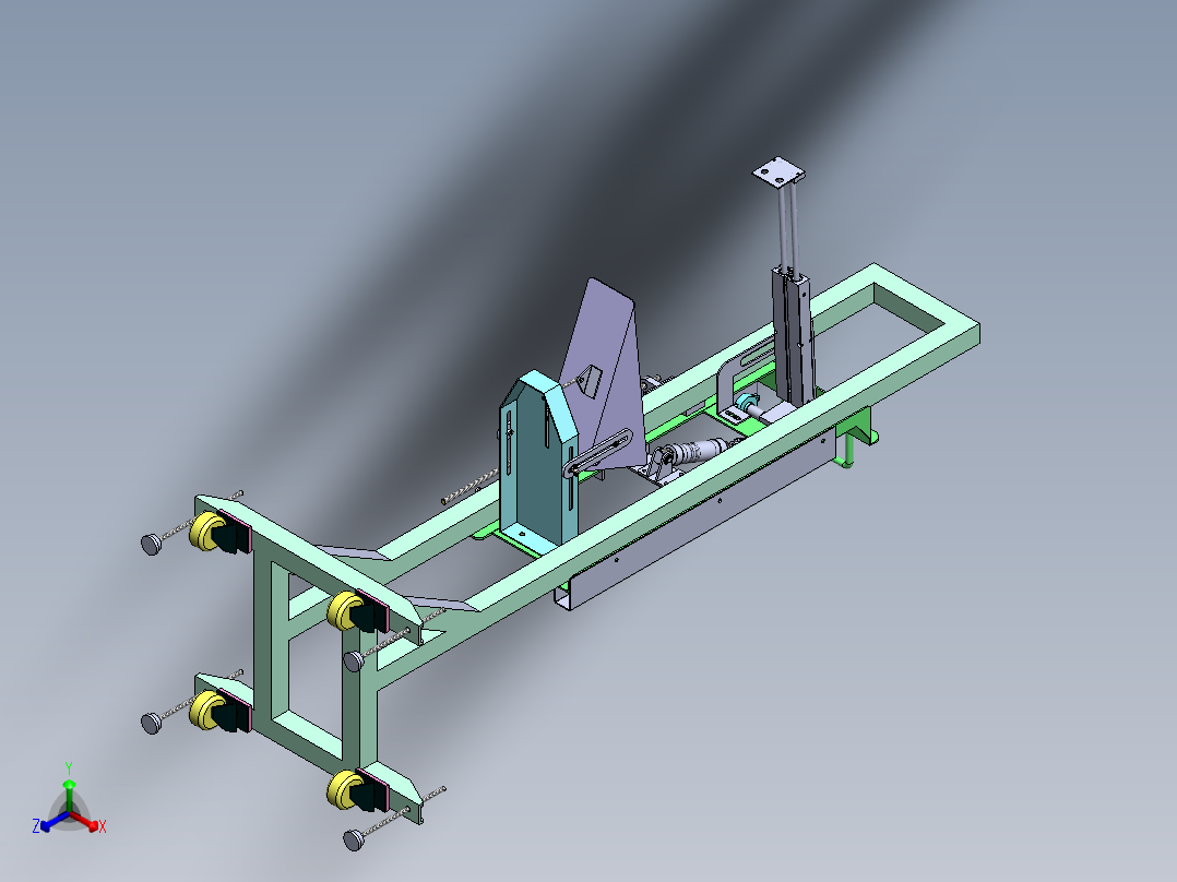 标签机正等轴测图