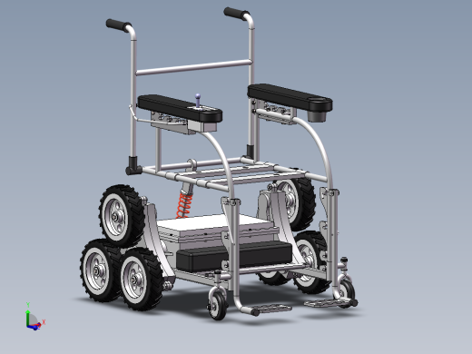 行星轮式爬楼梯轮椅结构设计含三维图===575419===1000