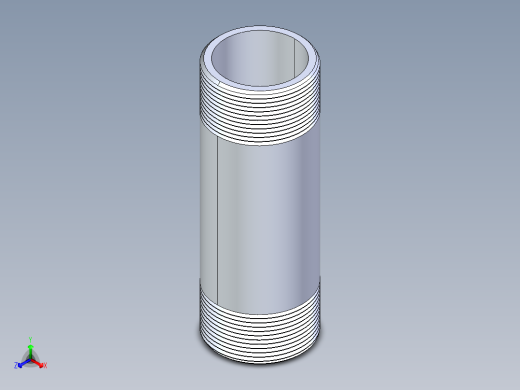 聚氯乙烯配件33-Sch80_Nipple_MPTxMPT_861-298_2.5in x 8in