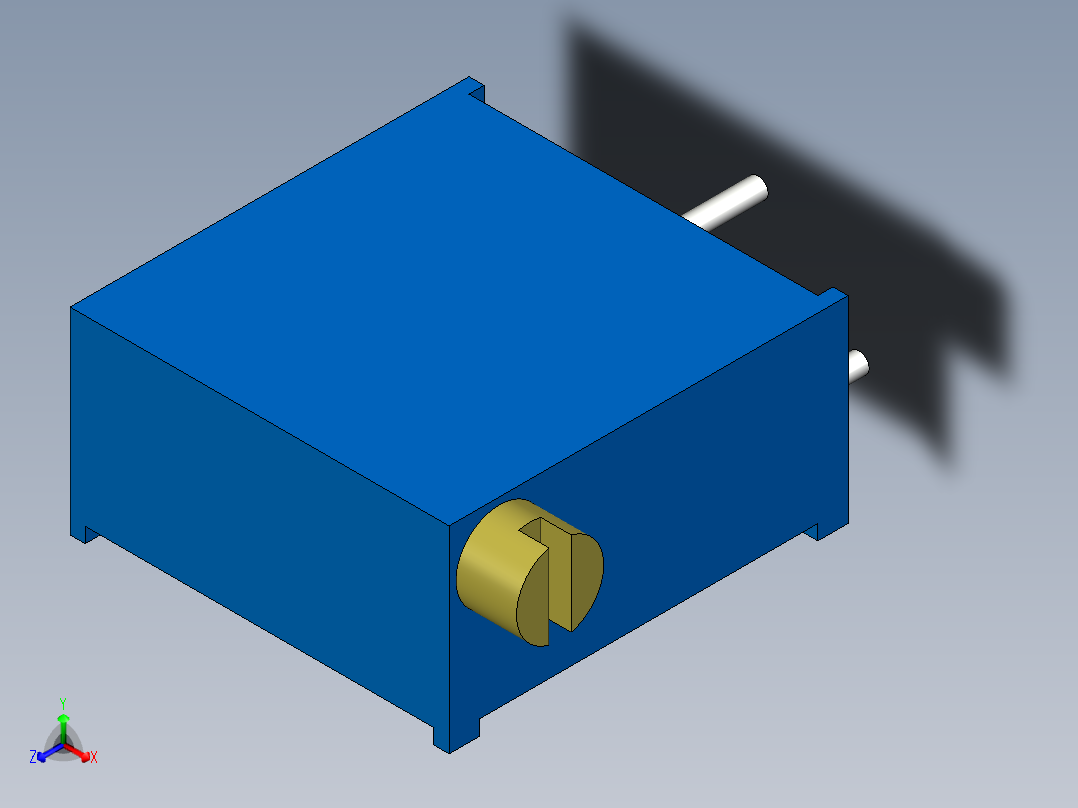 无源元件封装-3296Z主视图