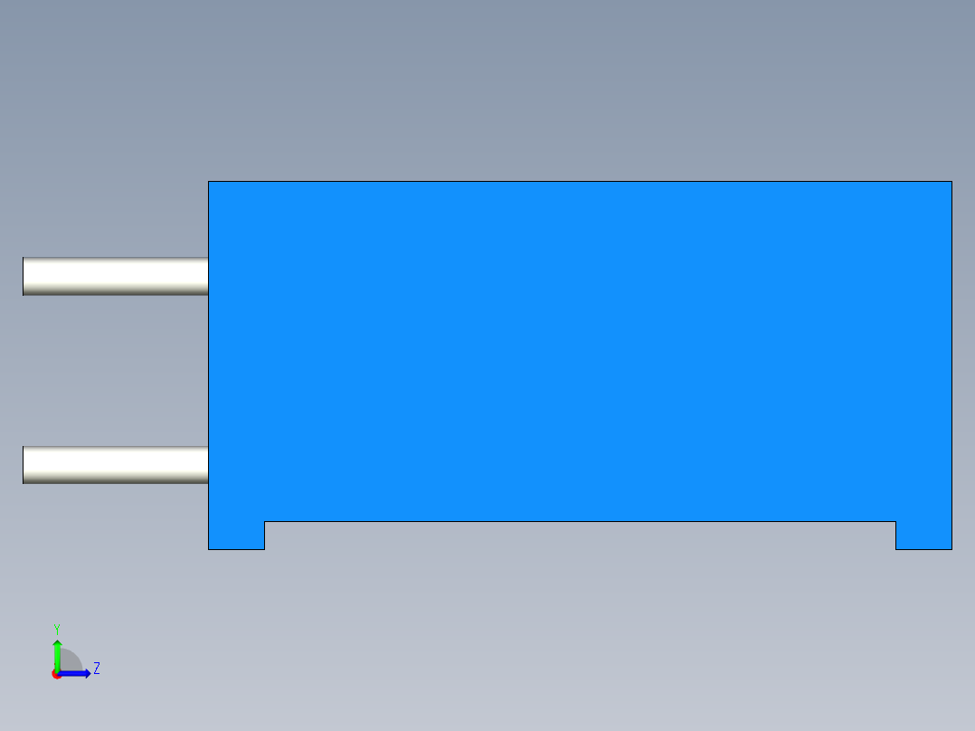 无源元件封装-3296Z左视图