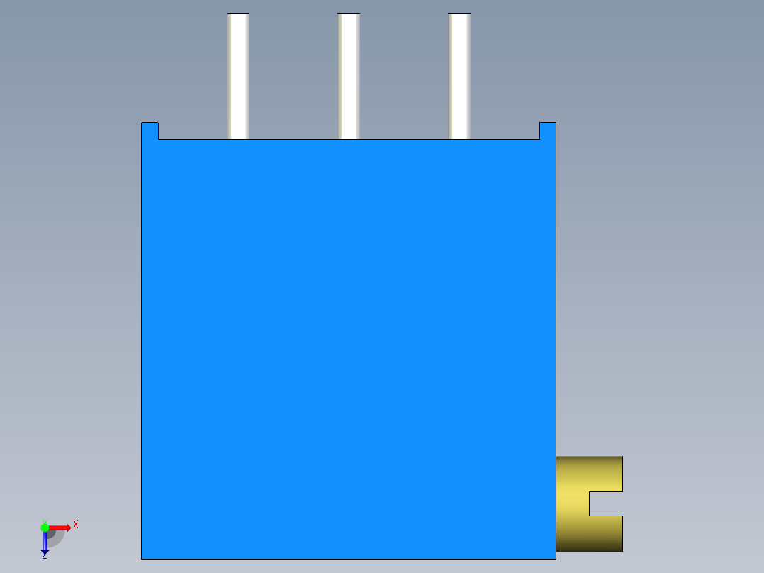 无源元件封装-3296Z俯视图