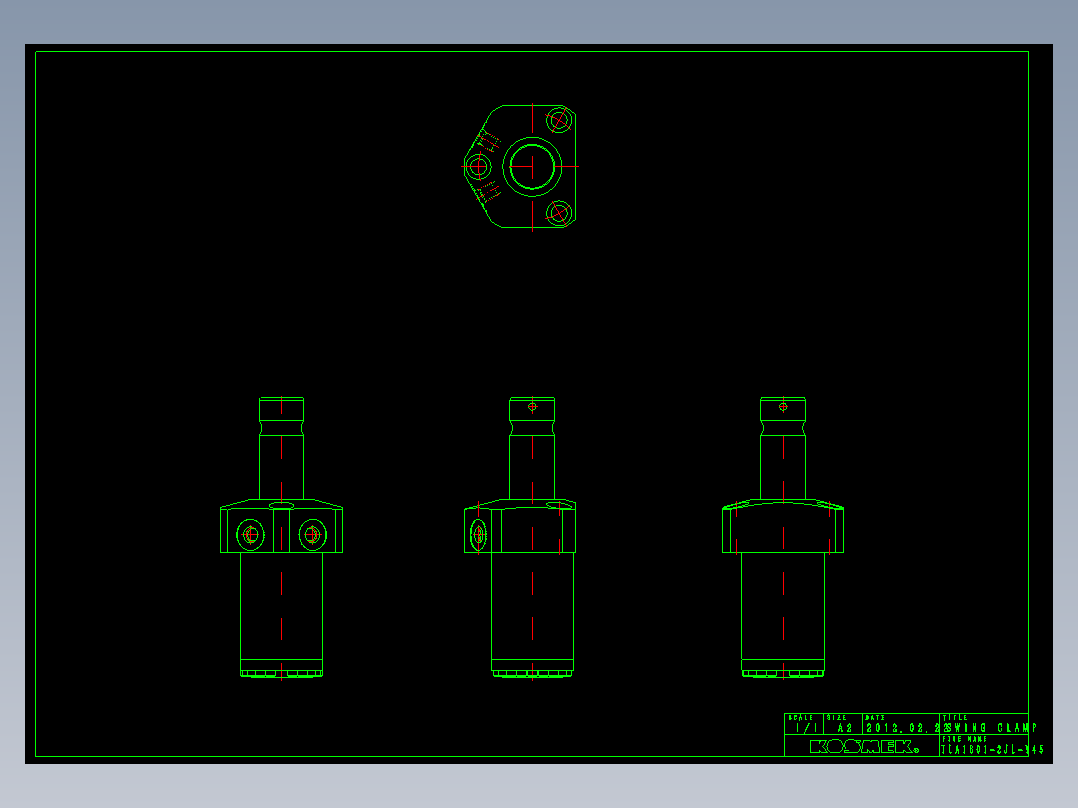 KOSMEKTLA1601-2JL-Y45多系列多零件图纸模型