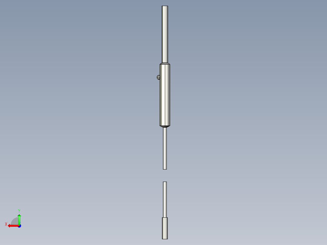 基恩士EM-030_kc图纸模型后视图