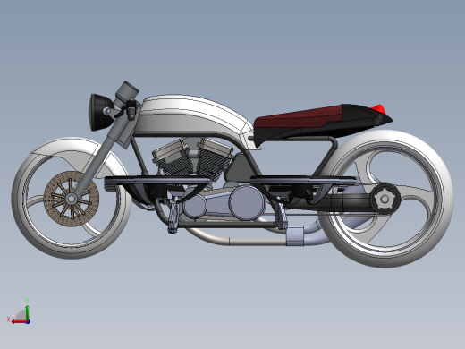 飞行摩托车flying-motorcycle-dronebike-concept-SolidWorks2015后视缩略图