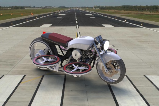 飞行摩托车flying-motorcycle-dronebike-concept-SolidWorks2015缩略图